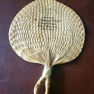 Antique Woven Handheld Fan